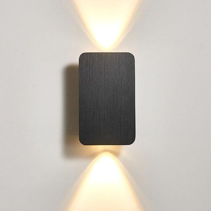 Applique LED rettangolare a doppia emissione, nordica minimalista
