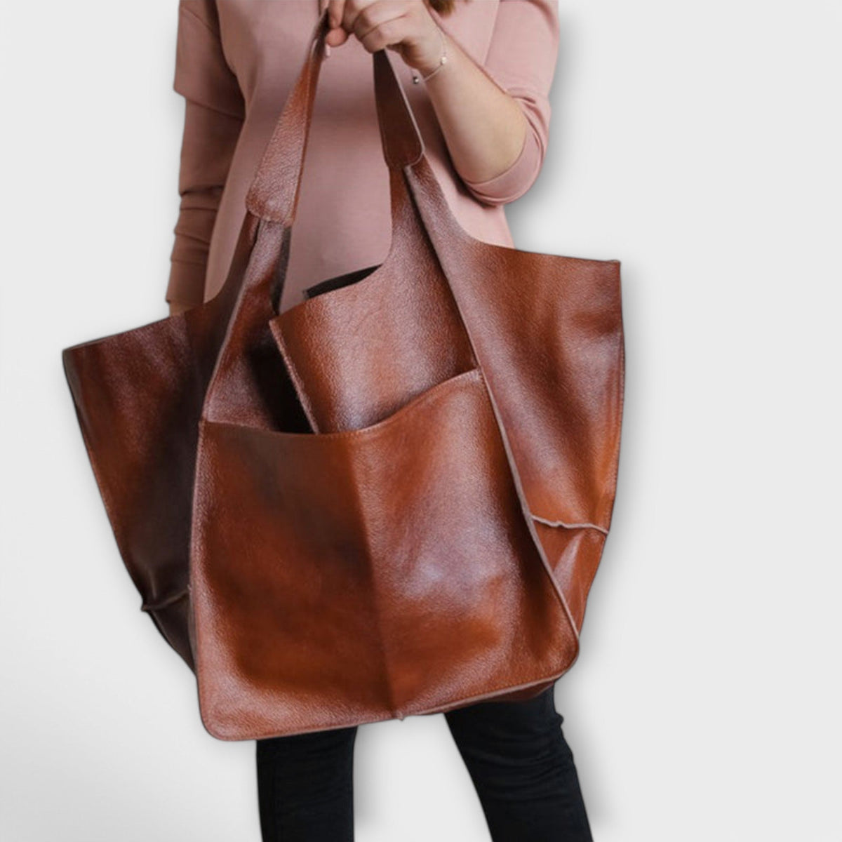Chiarina borsa a spalla donna in similpelle con tasca frontale, foto 10