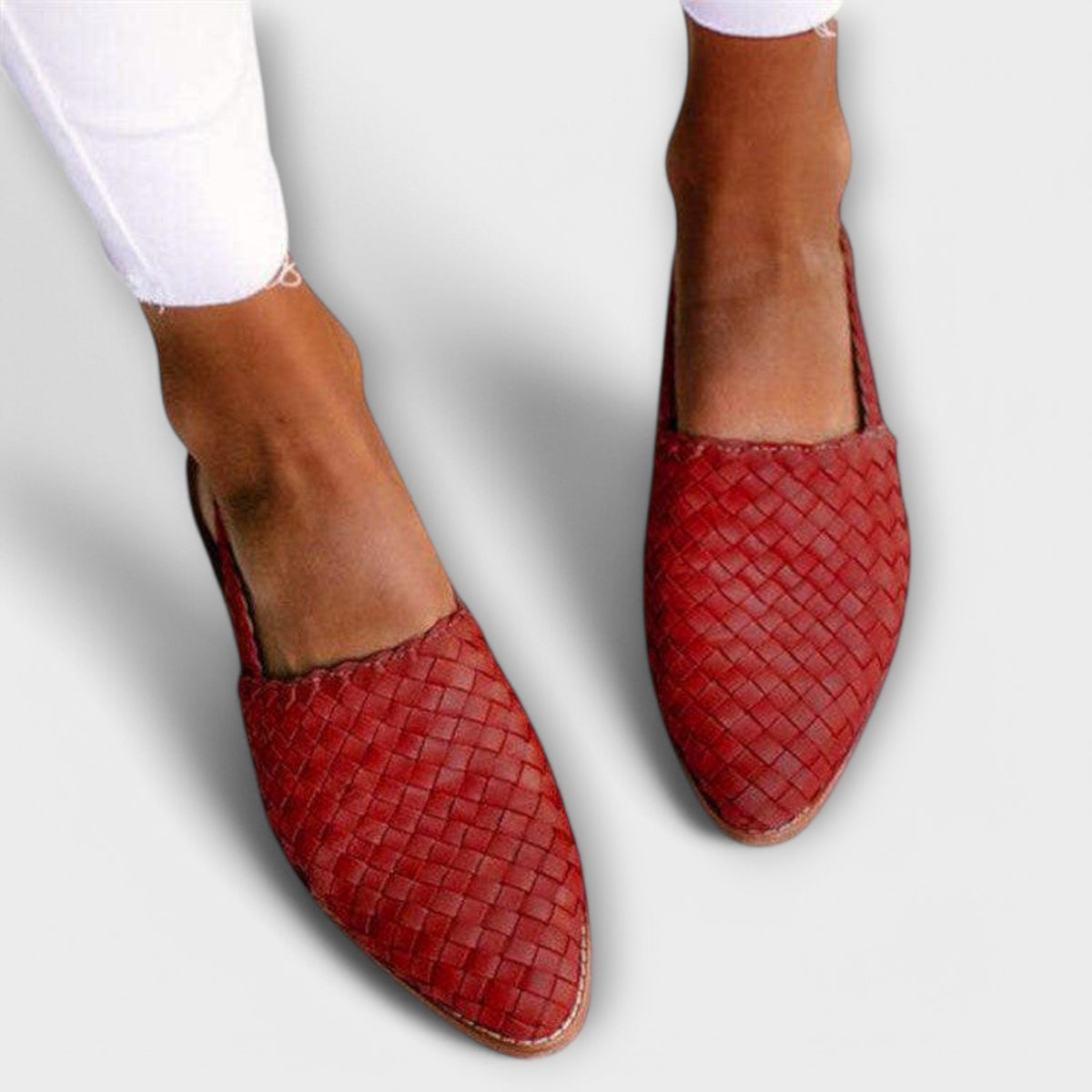 Clorinda slingback donna bassi intrecciati a punta, foto 4