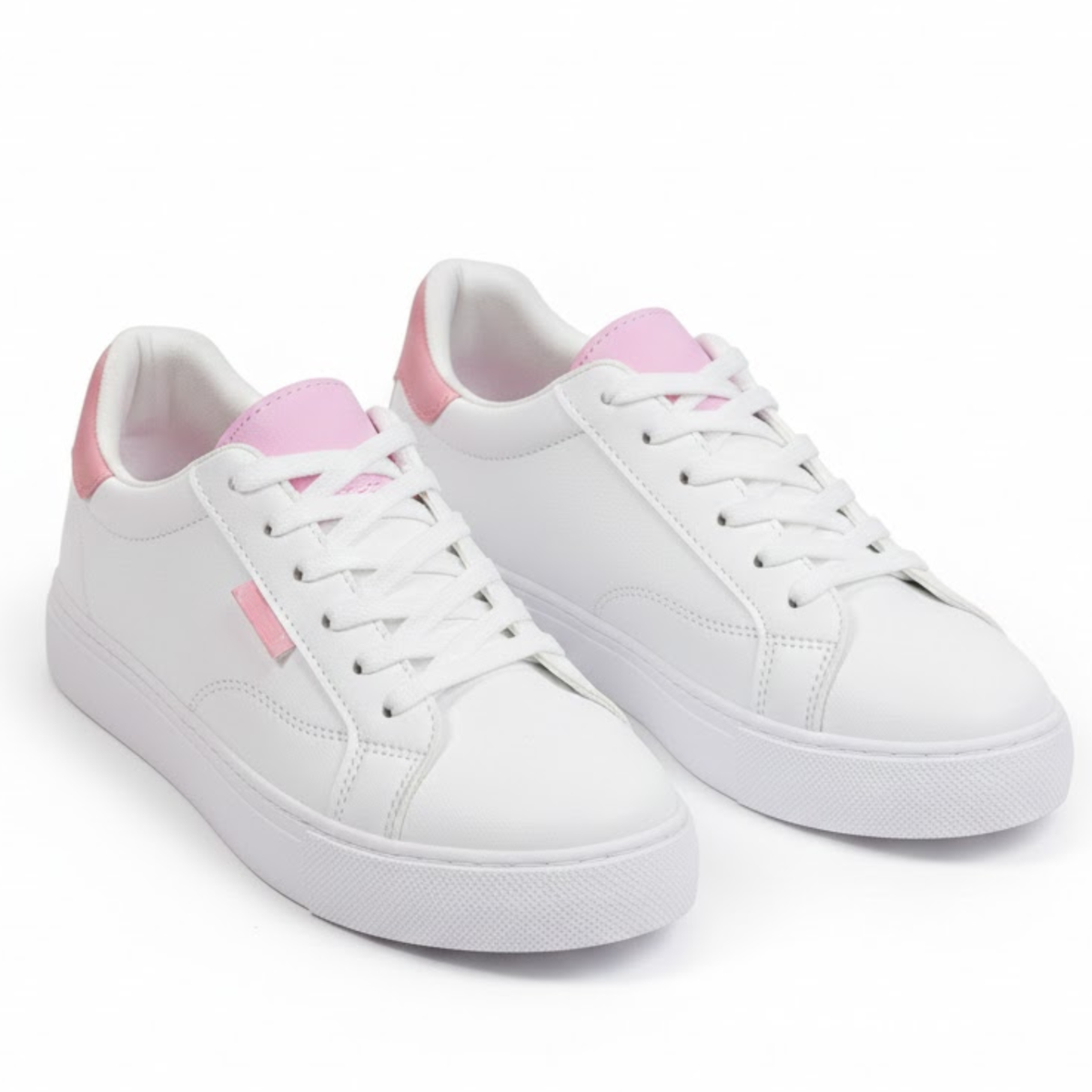 Ilenia sneakers donna basse con lacci e suola piatta, foto 1