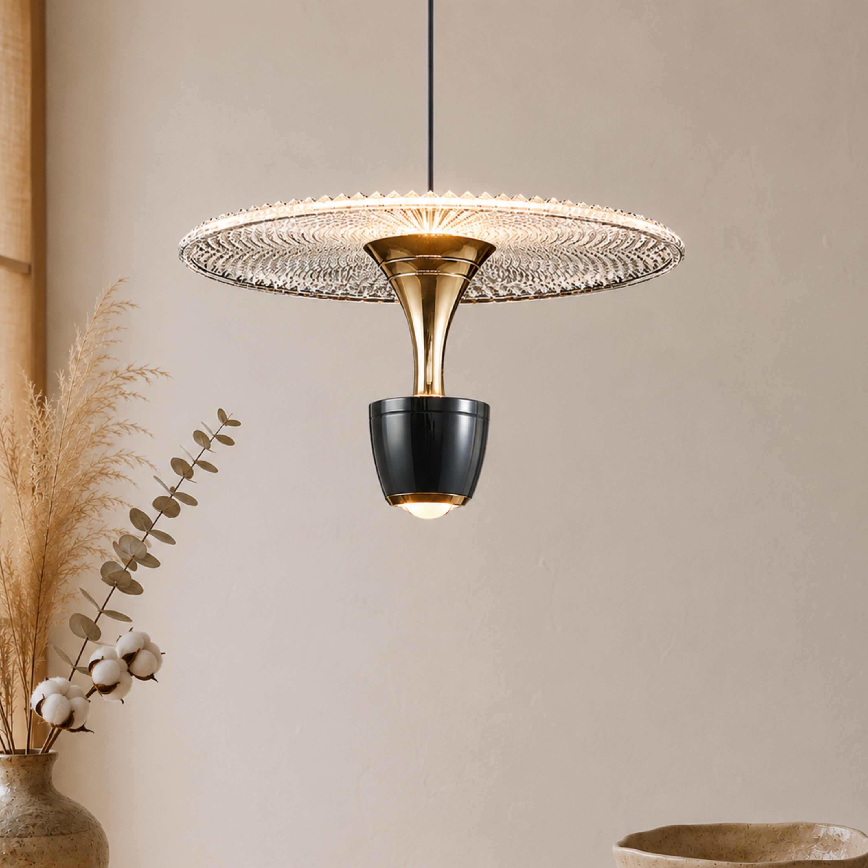 Lampada a sospensione LED in acrilico per sala da pranzo