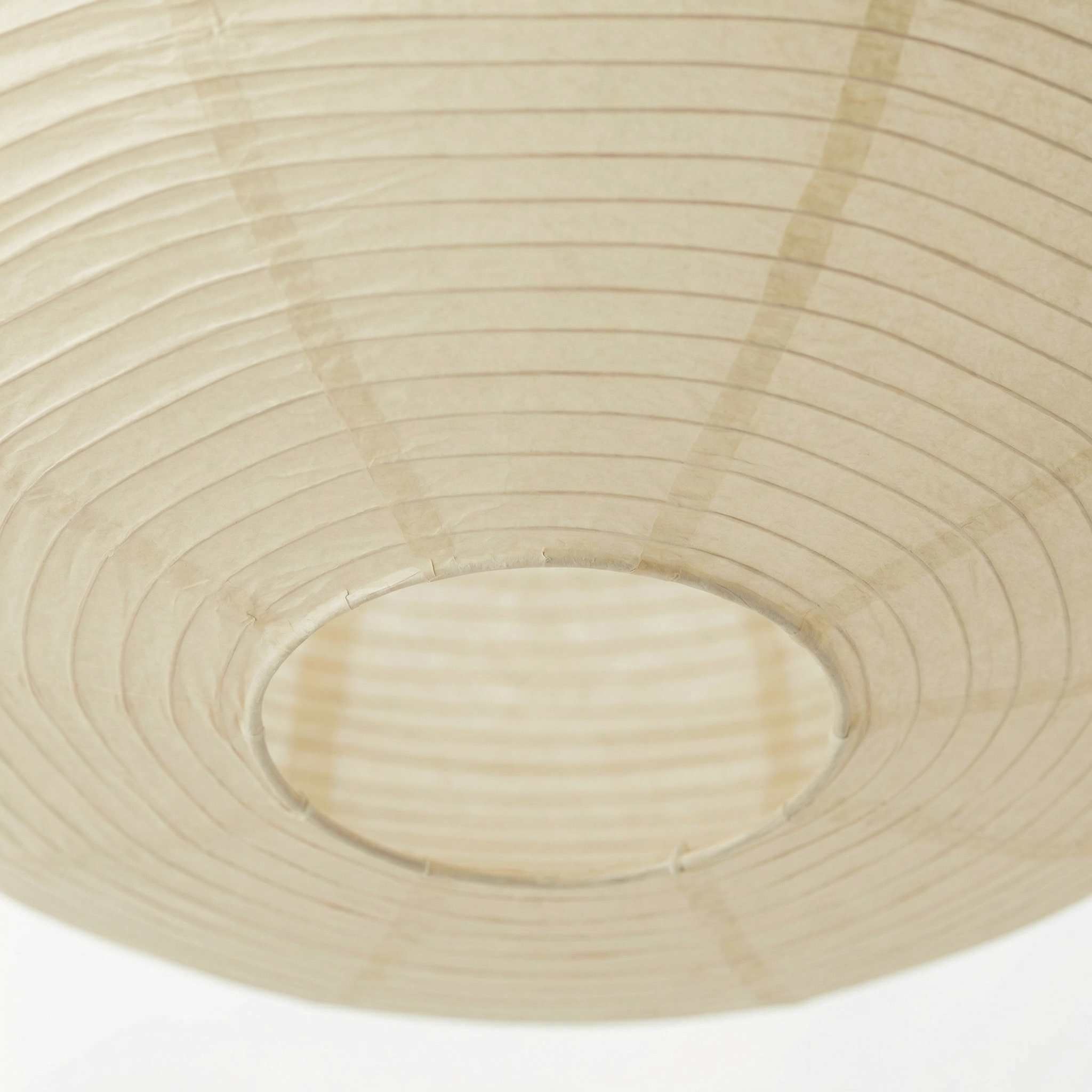 Lampada a sospensione LED ovale in carta di riso wabi sabi