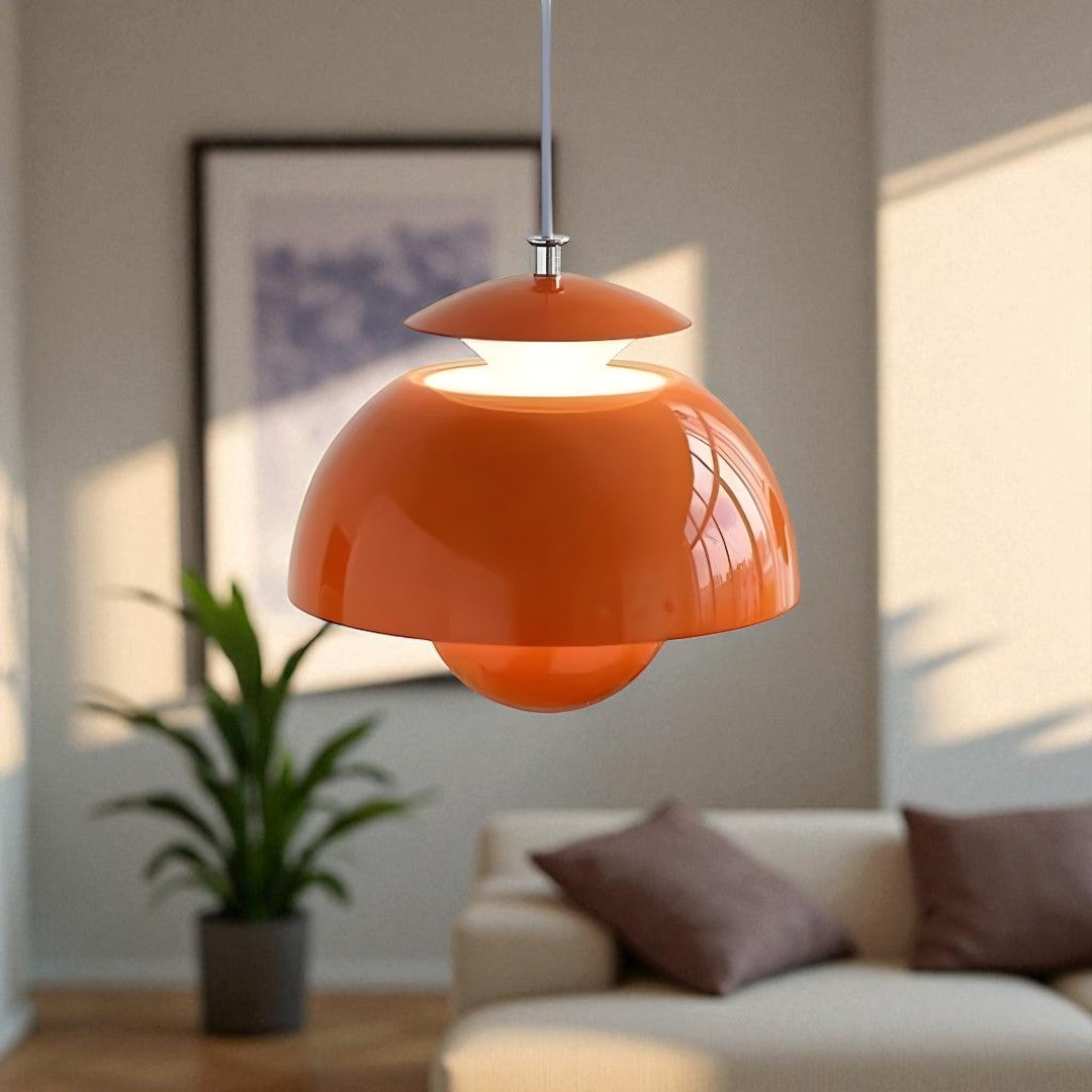 Lampada a sospensione LED scandinava moderna a forma di bocciolo