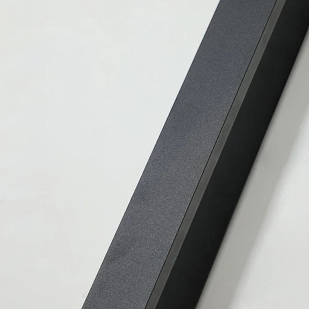 Lampada da parete per esterni LED nera con sensore di movimento