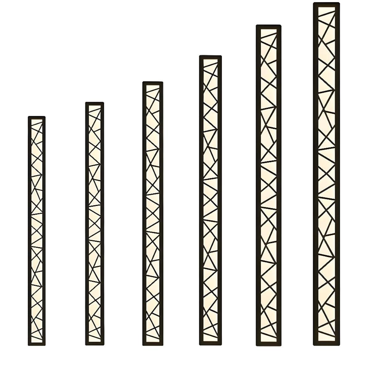 Lampada da parete per esterni moderna a barra LED per patio e giardino
