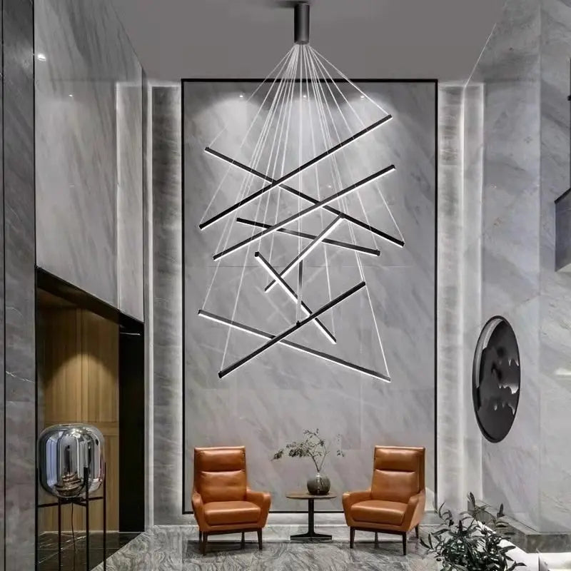 Lampadario contemporaneo da ingresso Cora