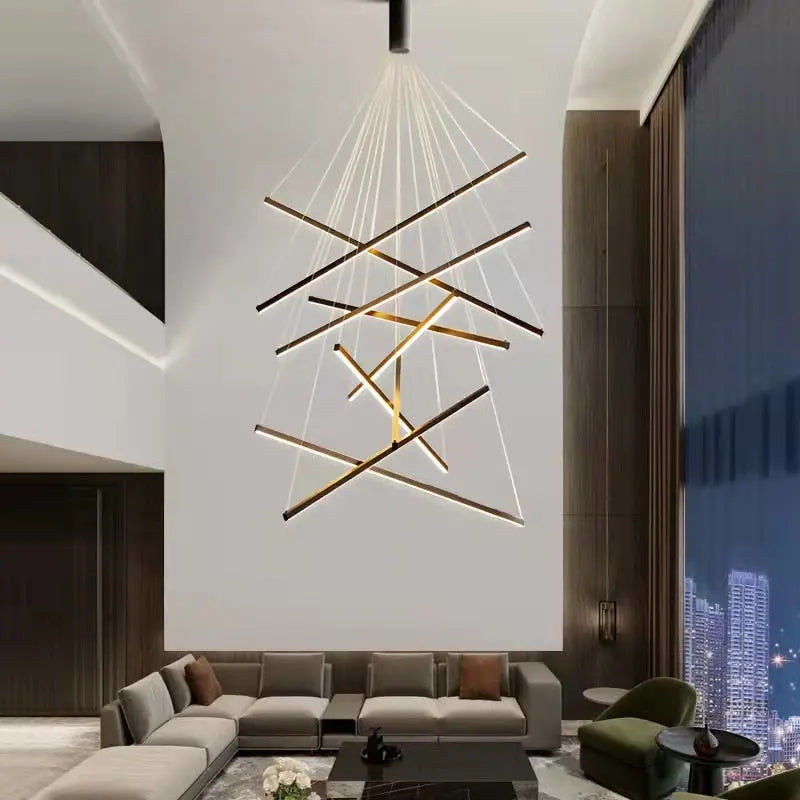 Lampadario contemporaneo da ingresso Cora