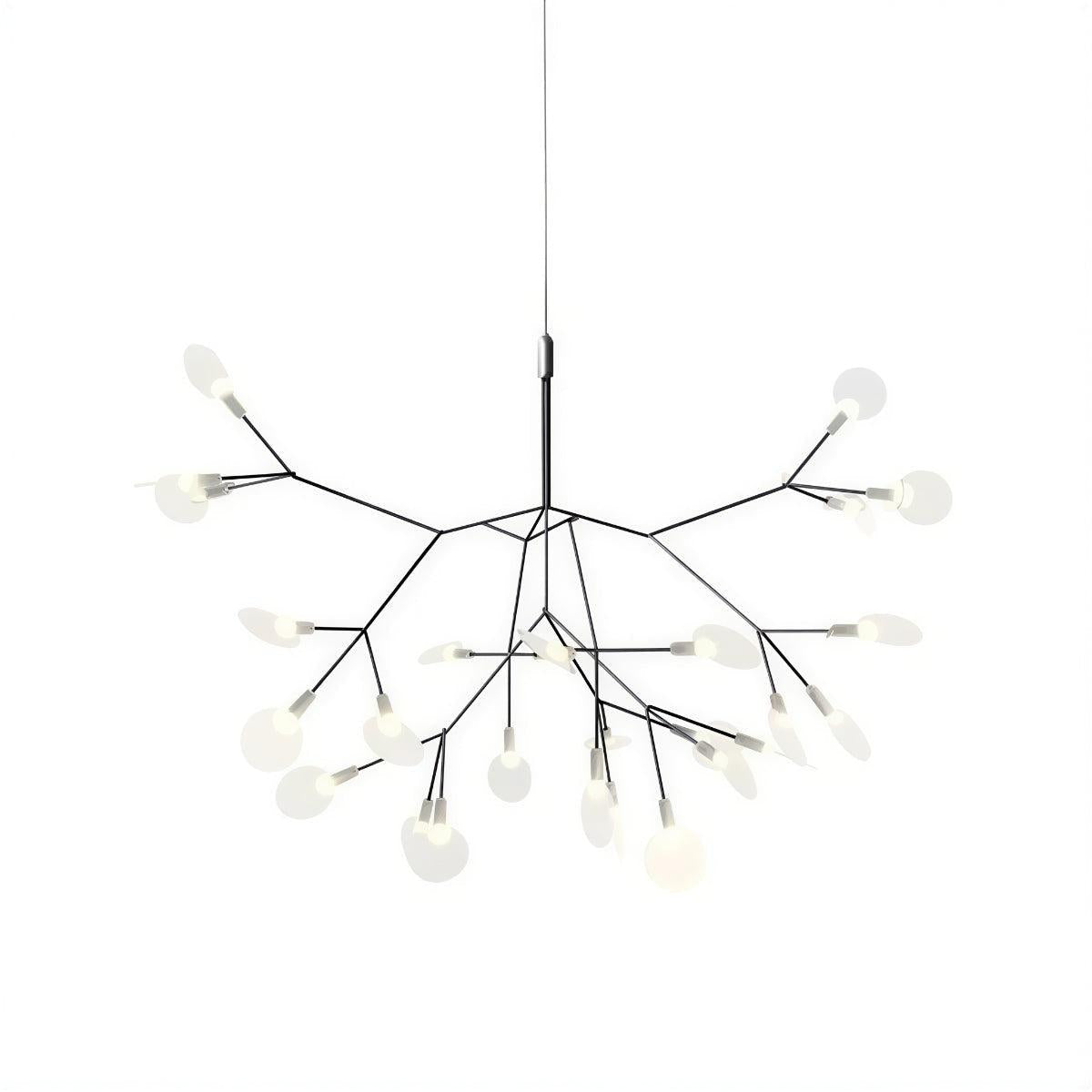 Lampadario moderno a rami Heracleum con luce LED