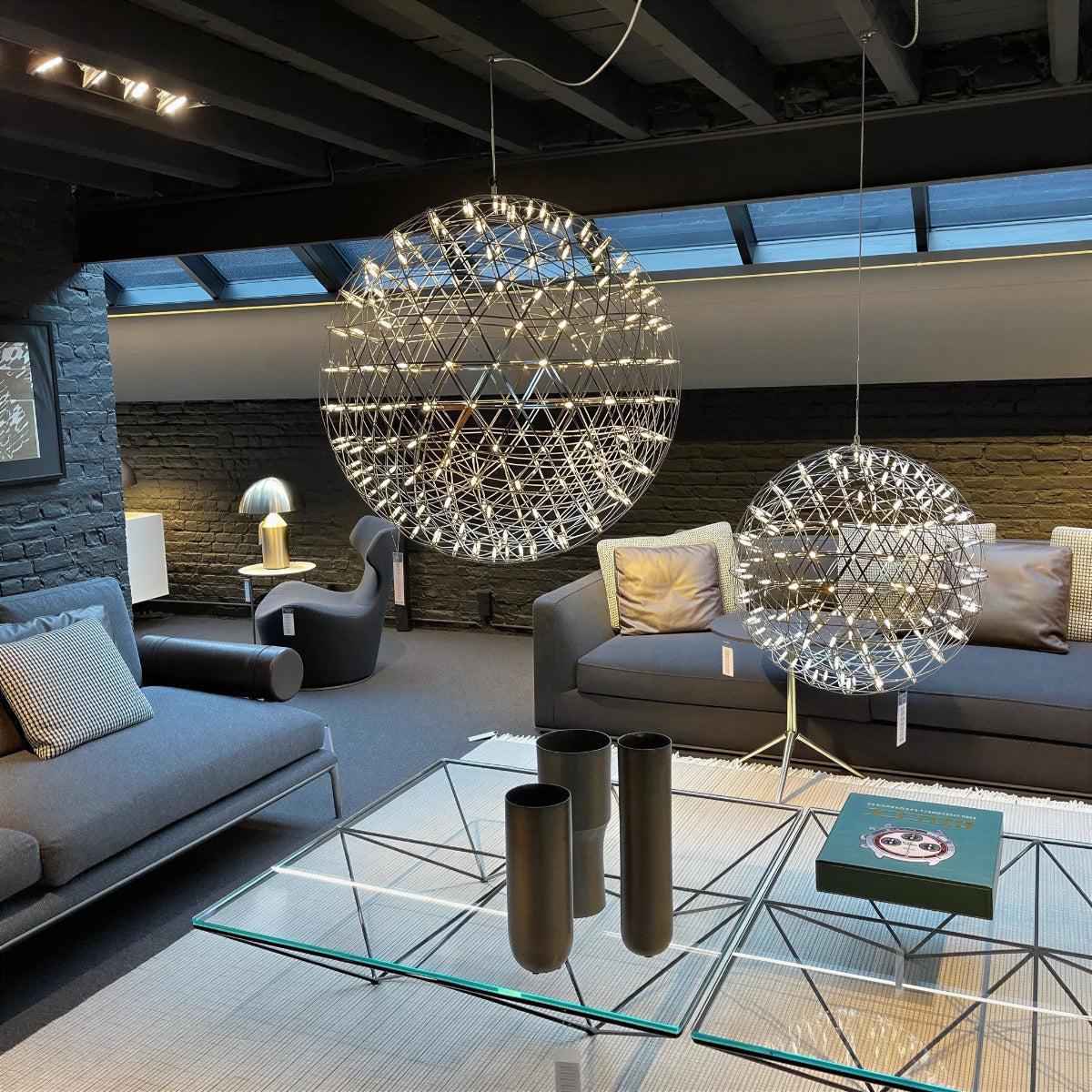 Lampadario moderno a sfera in stile globo per sala da pranzo