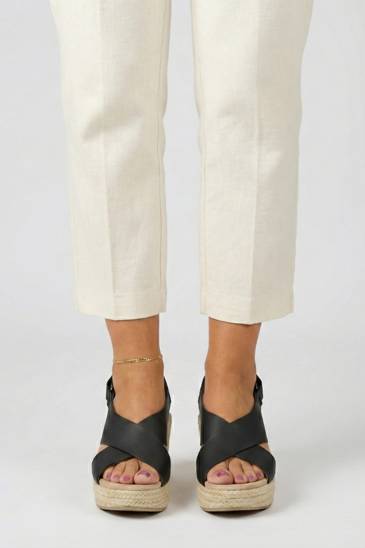 Marcellina espadrillas donna con zeppa e fasce incrociate, foto 2