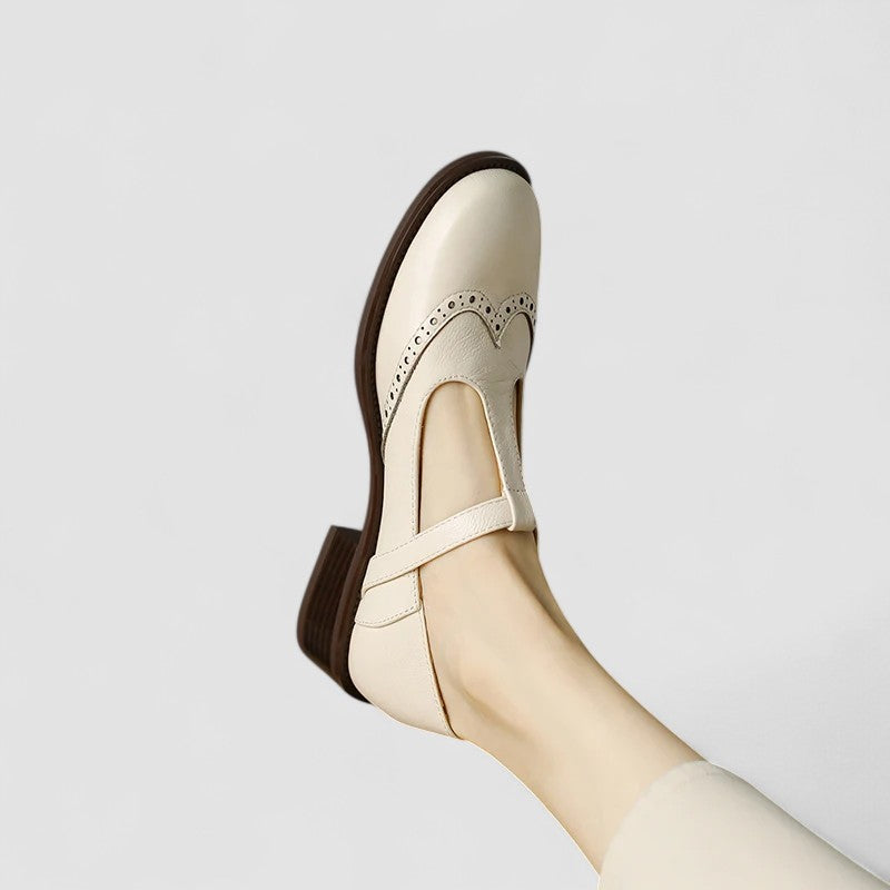 Maria Viviana scarpe mary jane donna con cinturino a t e tacco largo, foto 3
