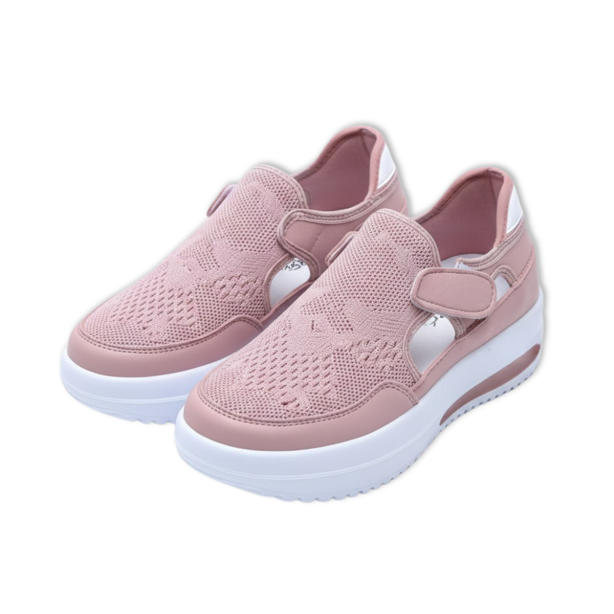 Mirella sneakers donna con plateau e chiusura a strappo, foto 1