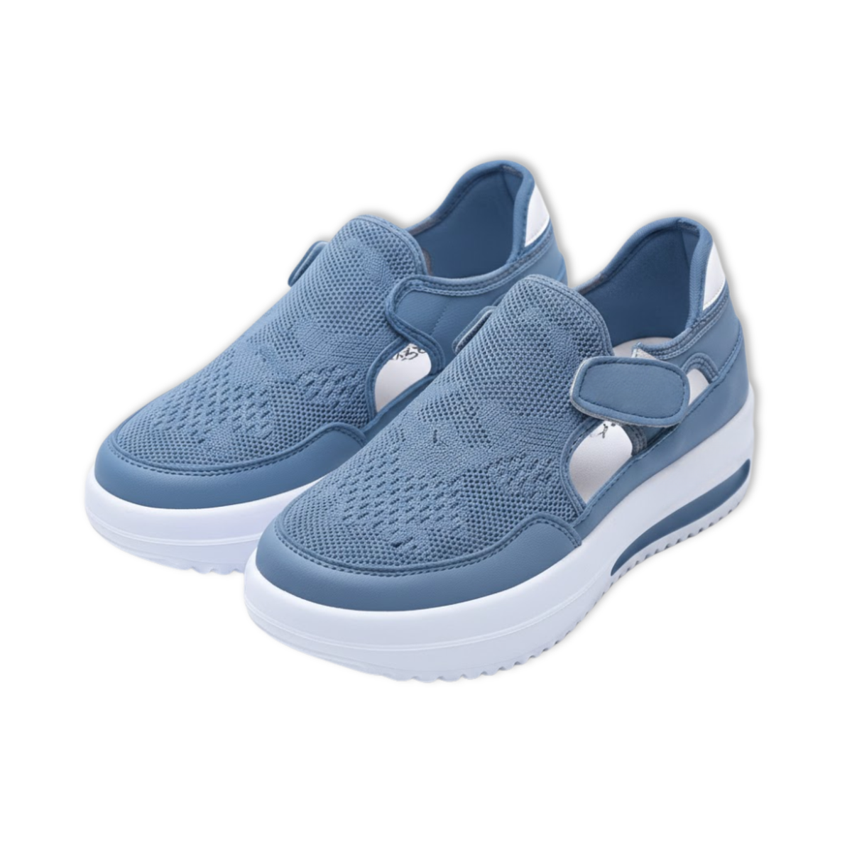 Mirella sneakers donna con plateau e chiusura a strappo, foto 6