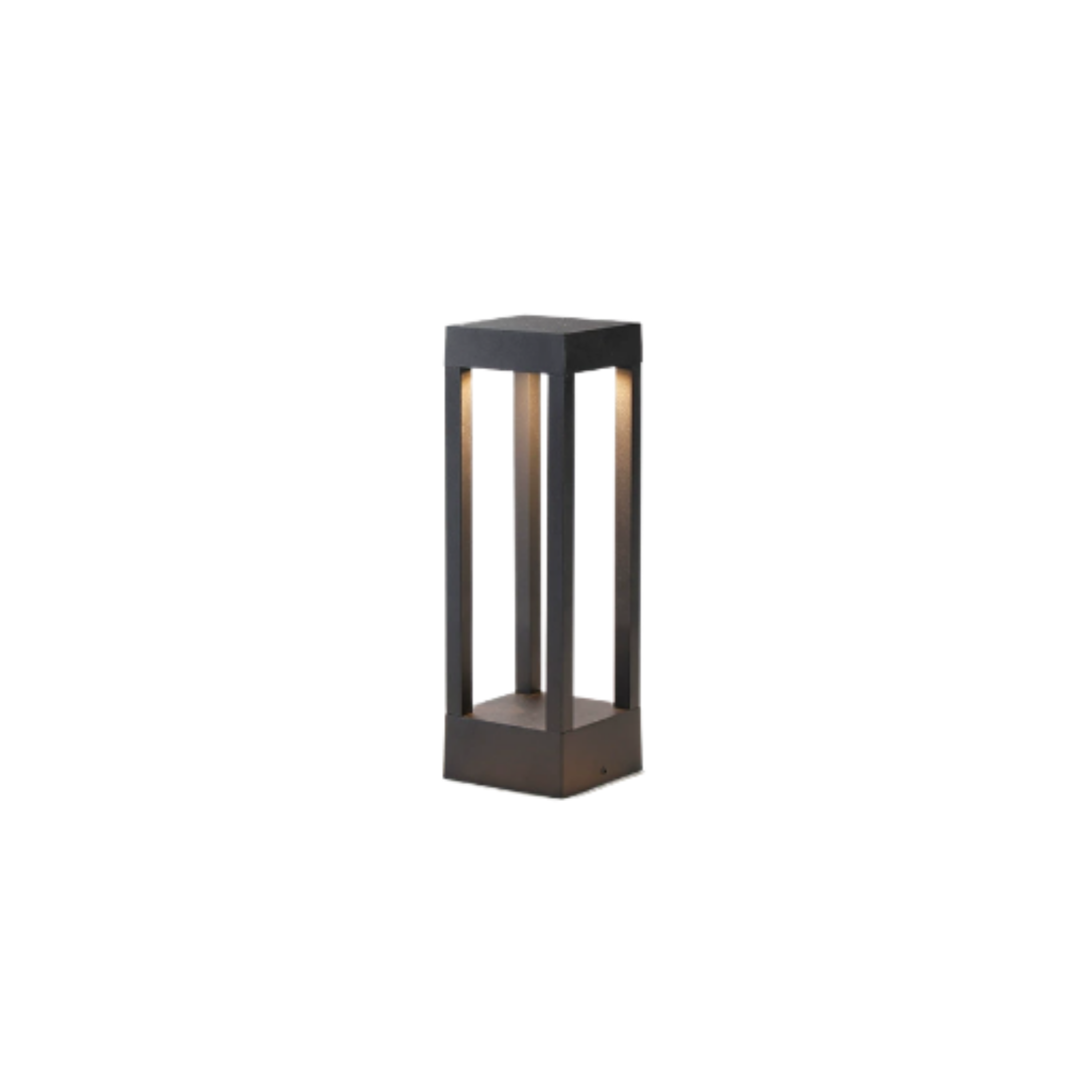 Paletto luminoso LED da esterno grigio antracite moderno per vialetti da giardino