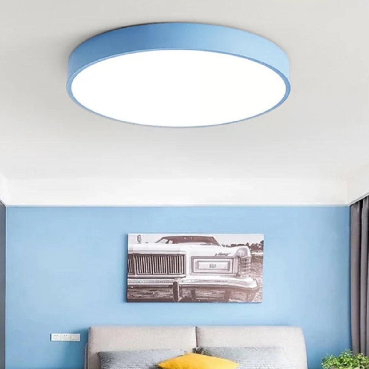 Plafoniera a soffitto circolare moderna e minimalista
