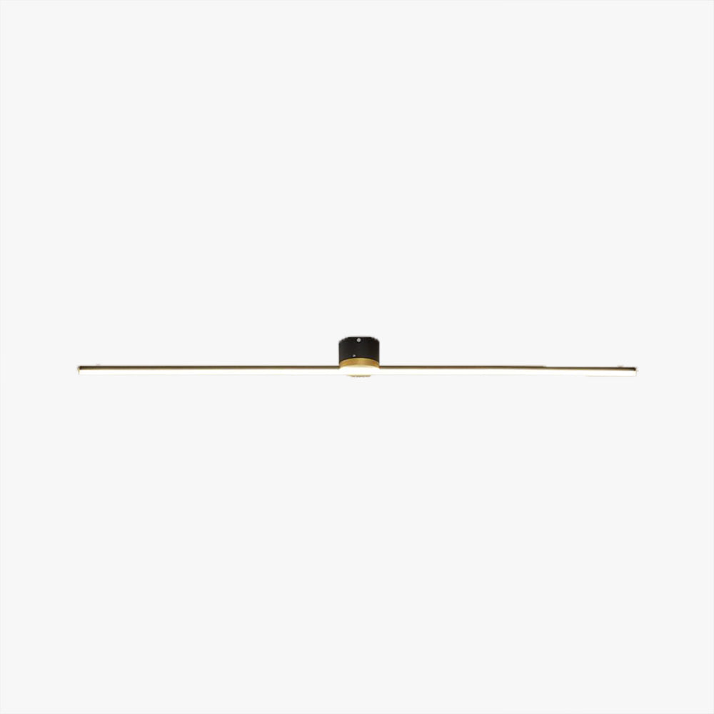 Plafoniera a soffitto LED lineare a barra sottile minimalista nera e bianca