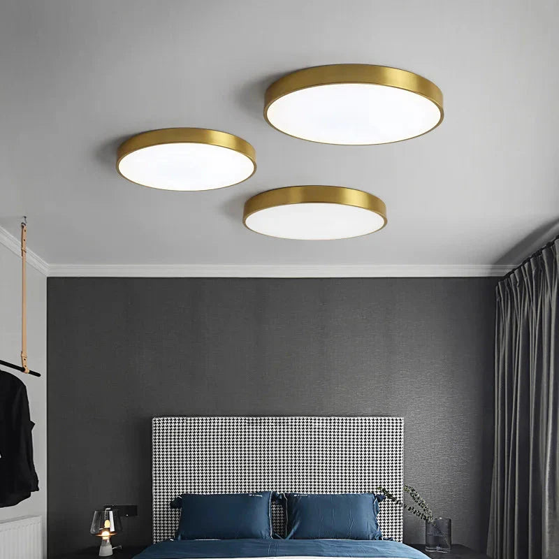 Plafoniera a soffitto LED tonda e sottile minimalista