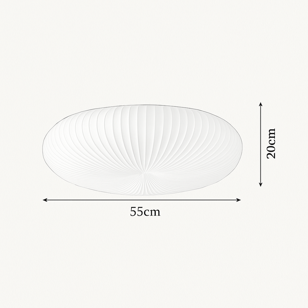 Plafoniera LED dal design artistico in metallo e acrilico per camera da letto