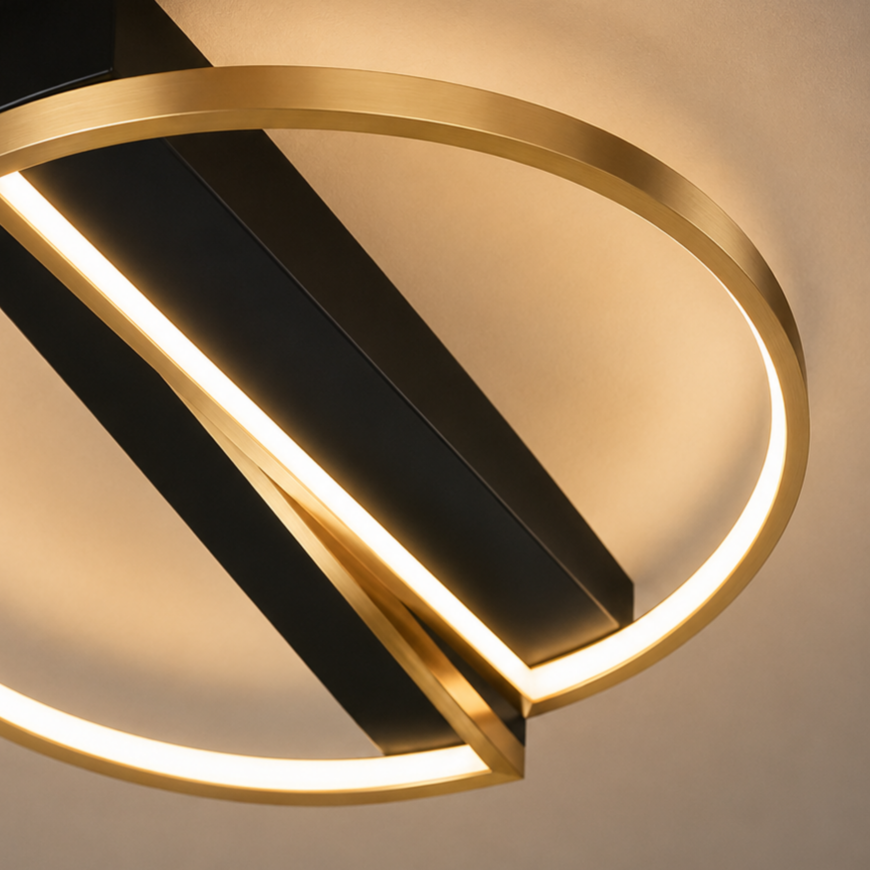 Plafoniera LED moderna geometrica dimmerabile con telecomando