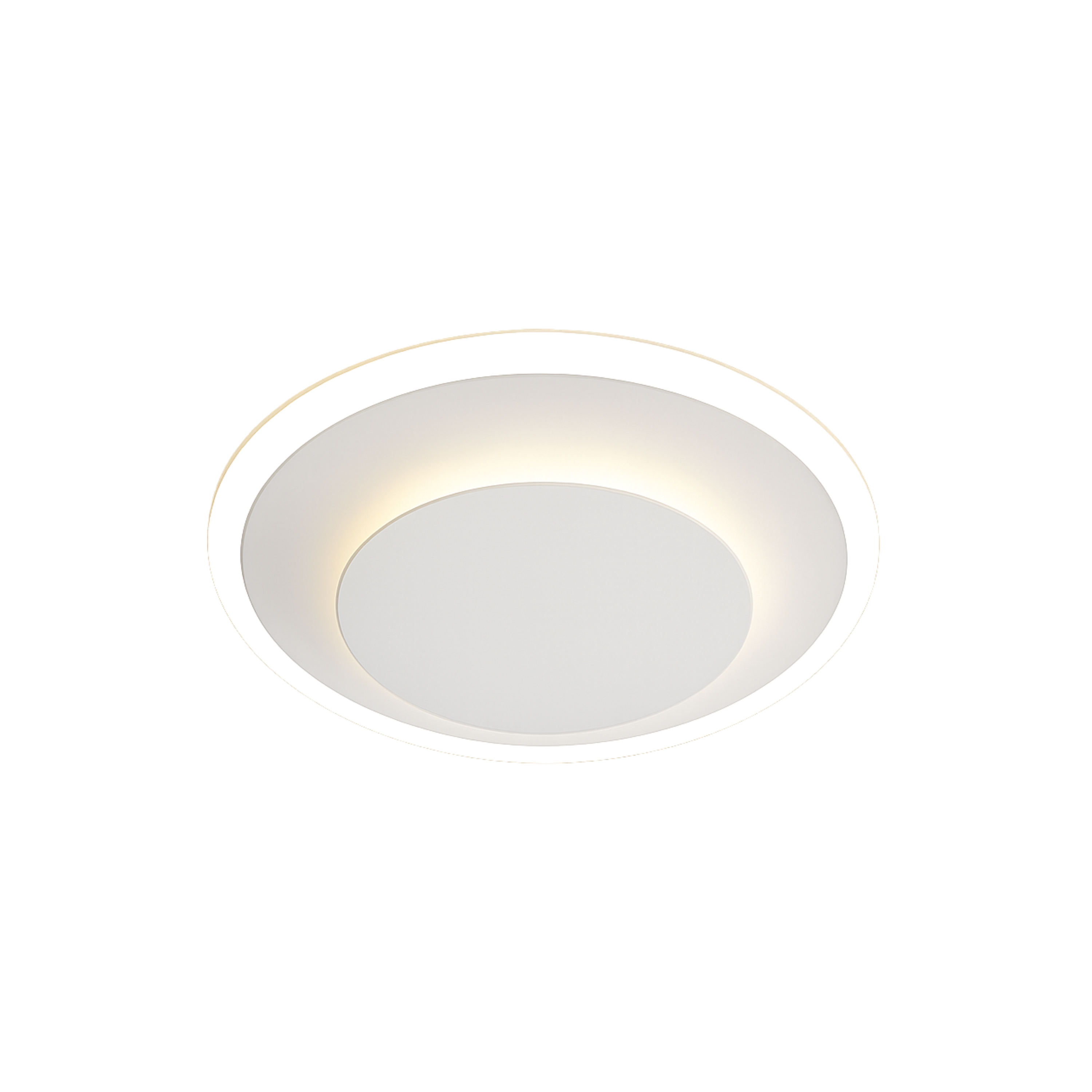 Plafoniera LED rotonda bianca a soffitto