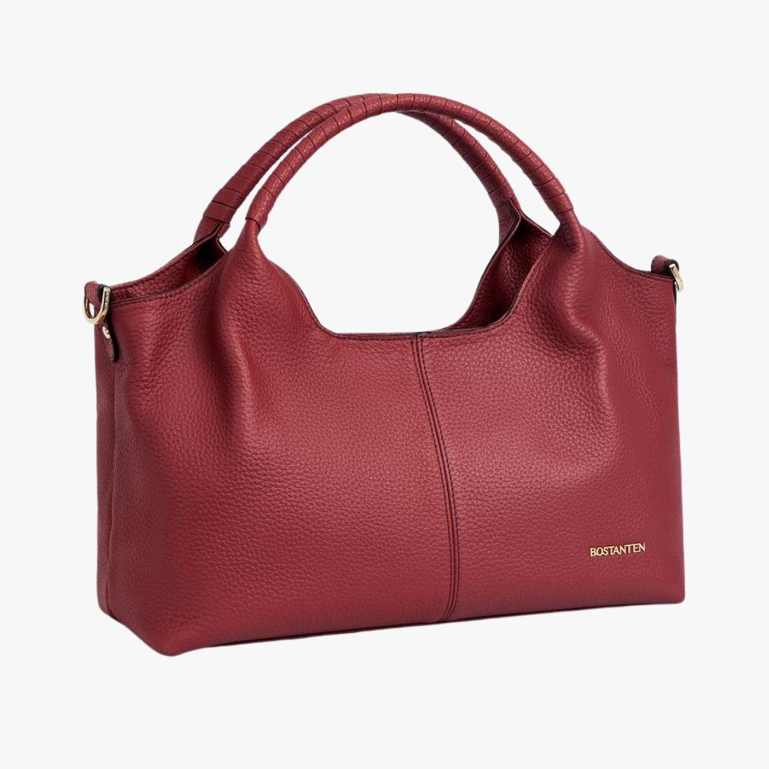 Redenta borsa a mano donna con manici tondi e cucitura centrale, foto 3