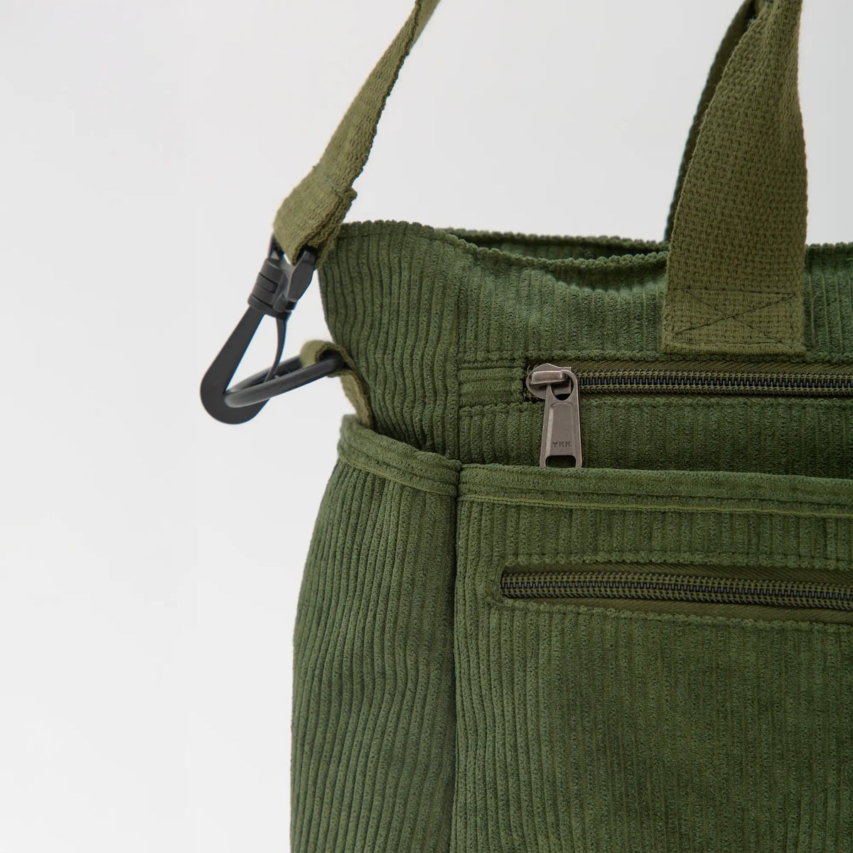 Romea borsa a tracolla donna in velluto a coste con tasche frontali, foto 8