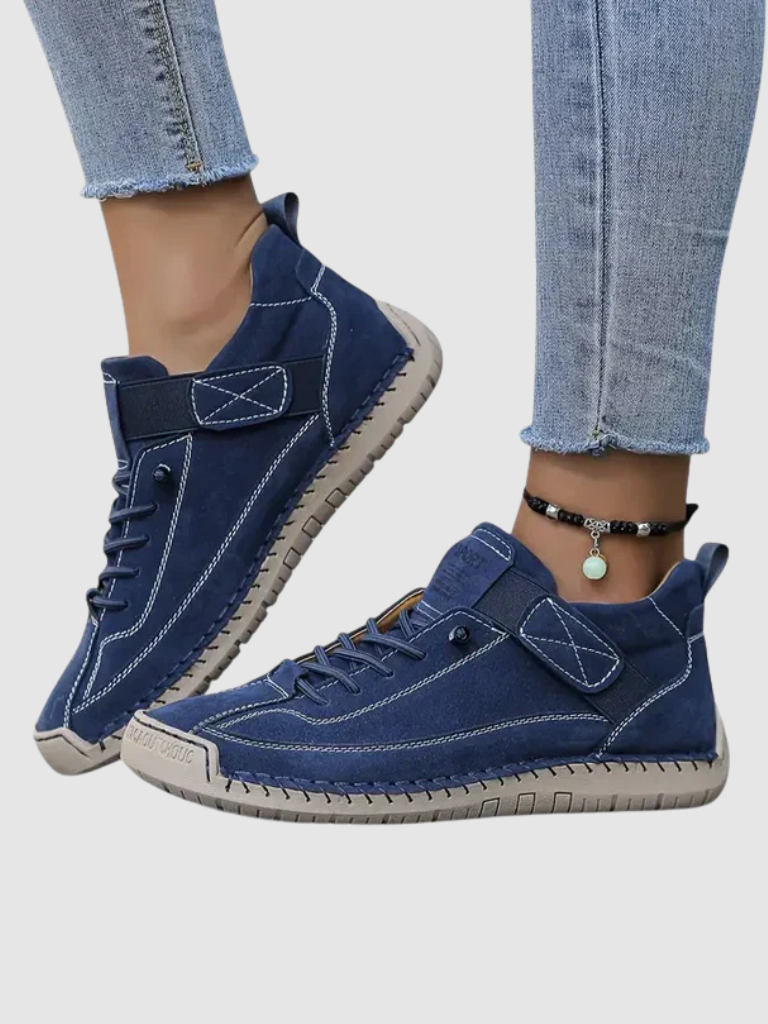 Vanda sneakers donna con lacci e cinturino a strappo, foto 1
