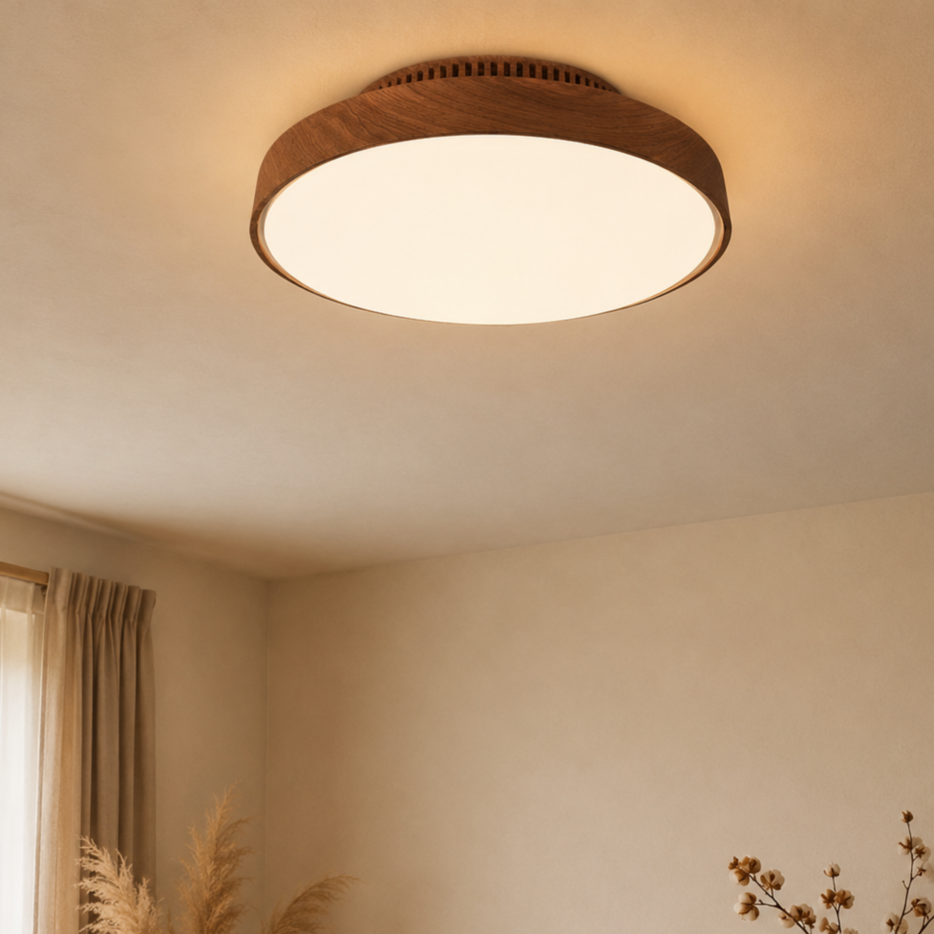 Ventilatore da soffitto con luce LED dimmerabile senza pale invisibili