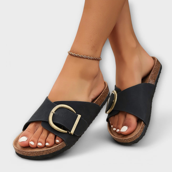 Talita | Sandali vintage con cinturino e fibbia