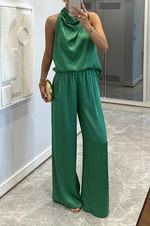 Serena | Completo in raso giacca e pantalone