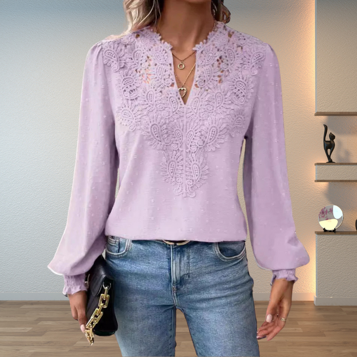 Prisca | Blusa in lino