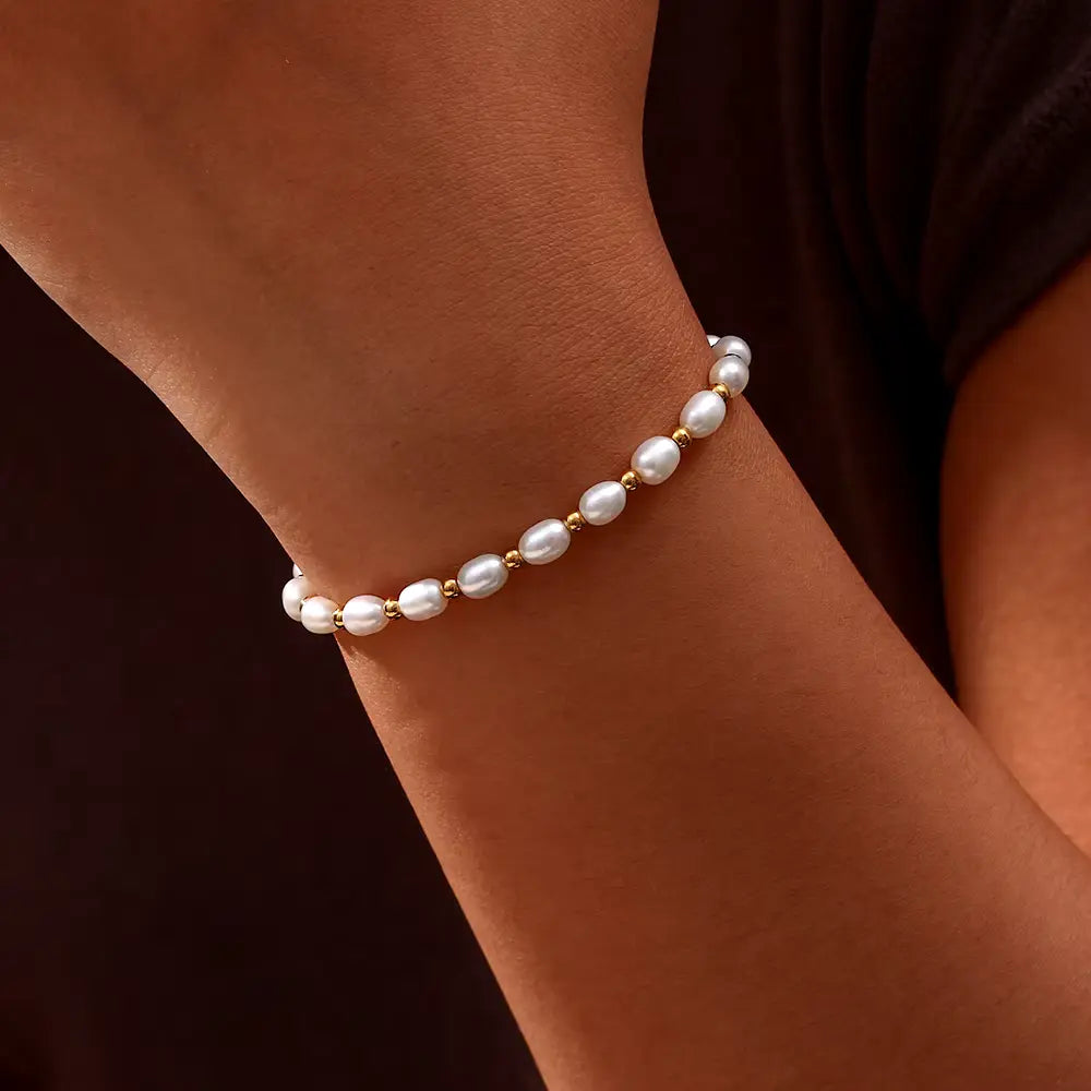 Bracciale Elegante Romantico con Perle