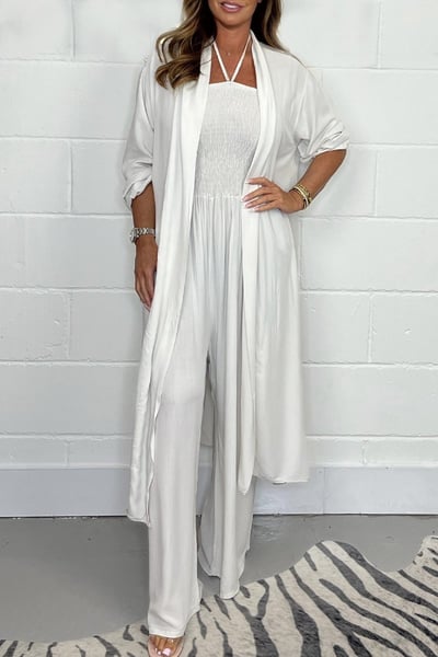 Caterina | Completo tuta palazzo e kimono
