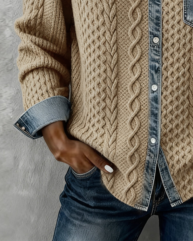 Nicla | Blusa in lino a maniche lunghe