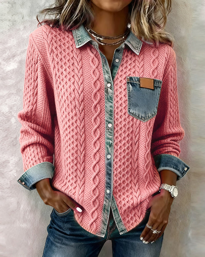 Nicla | Blusa in lino a maniche lunghe