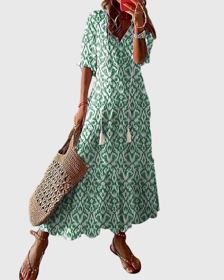 Rossella | Abito maxi floreale