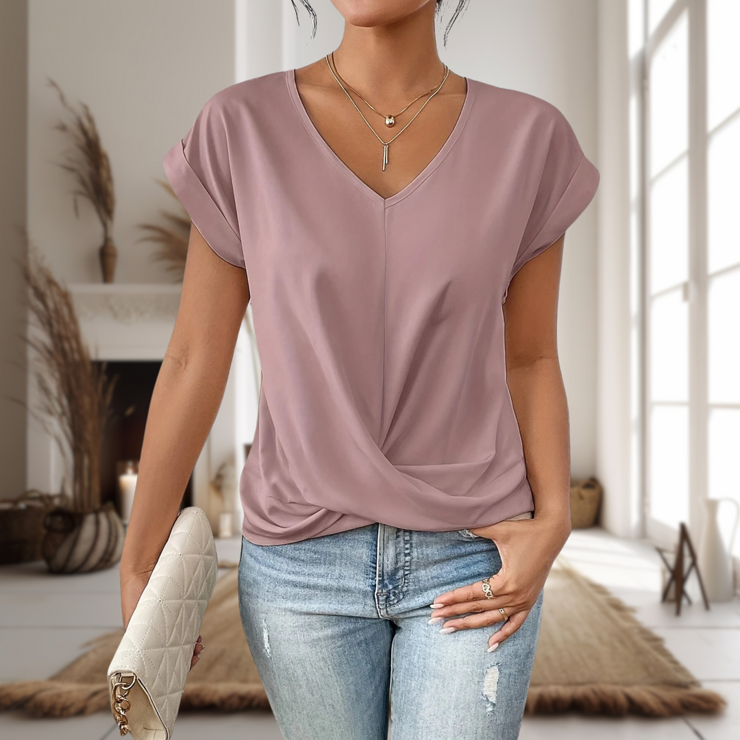 Ludmilla | Blusa con scollo a cuore