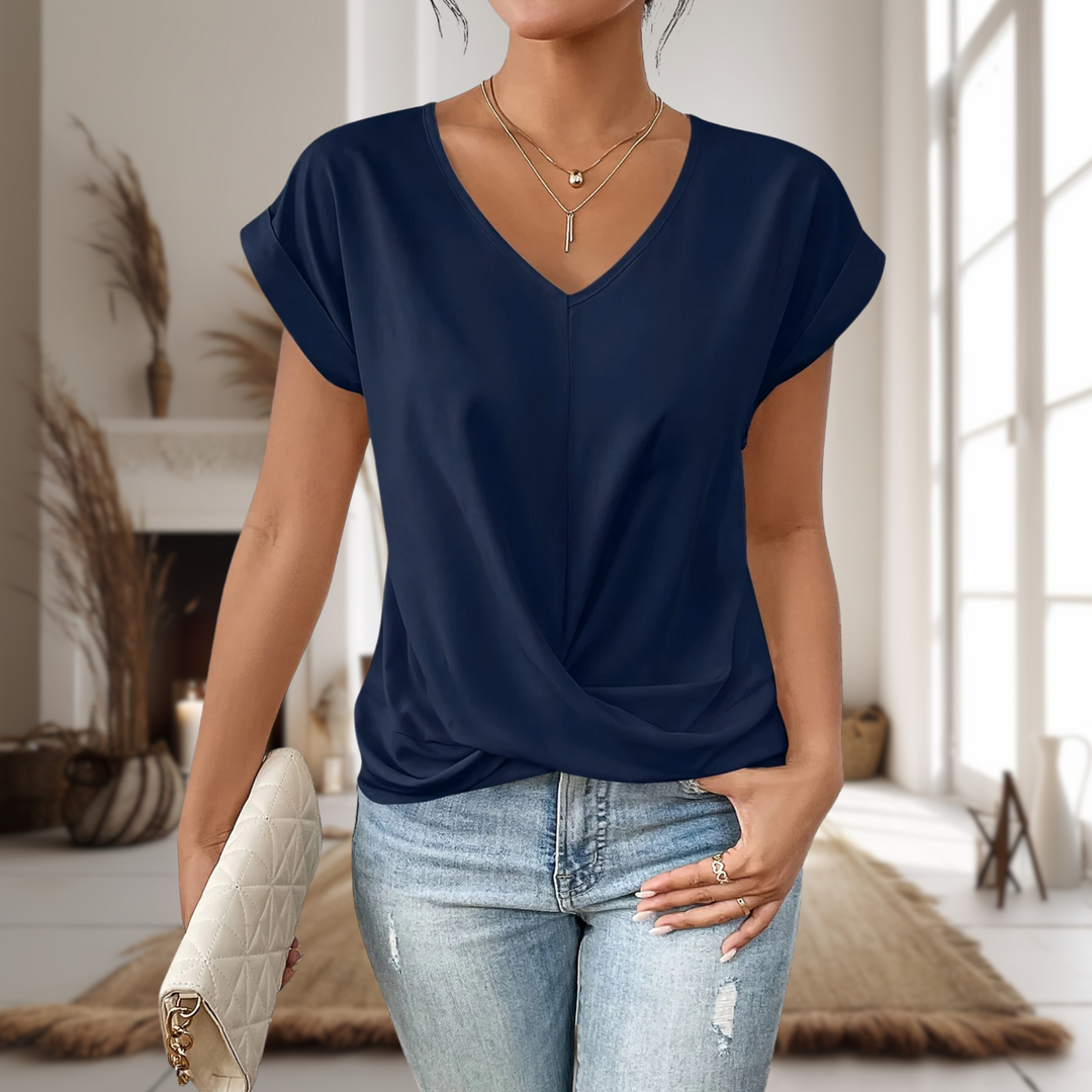 Ludmilla | Blusa con scollo a cuore