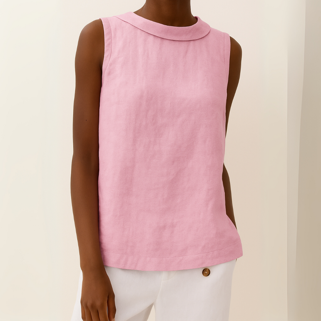 Lea | Top in jersey con collo avvolgente
