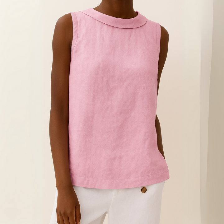 Lea | Top in jersey con collo avvolgente