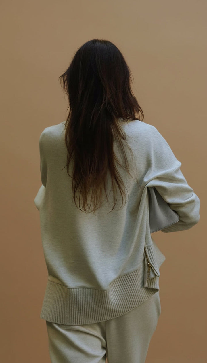 Camilla | Completo con collo alto e pantaloni ampi