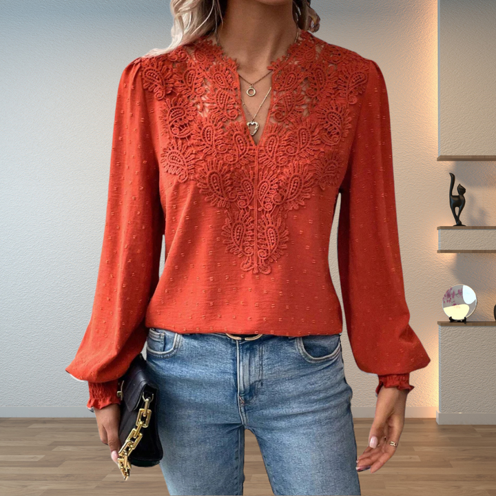 Prisca | Blusa in lino