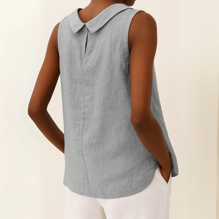 Lea | Top in jersey con collo avvolgente