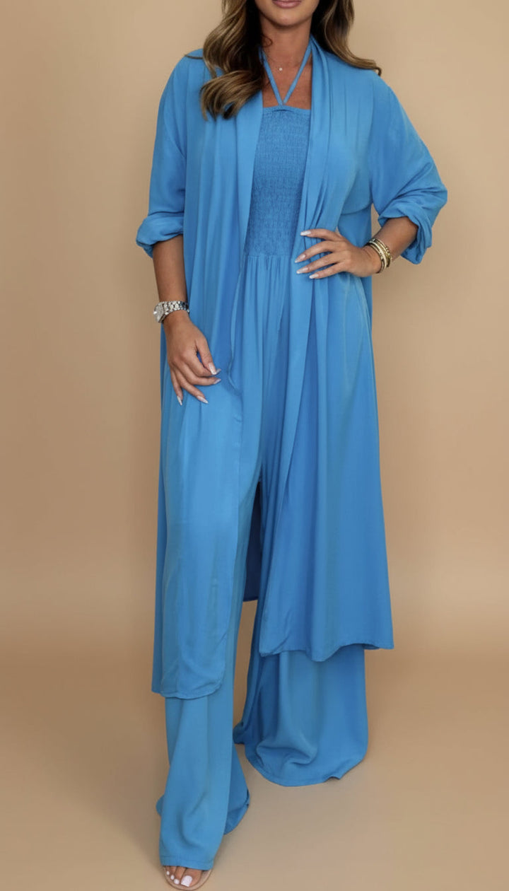 Caterina | Completo tuta palazzo e kimono