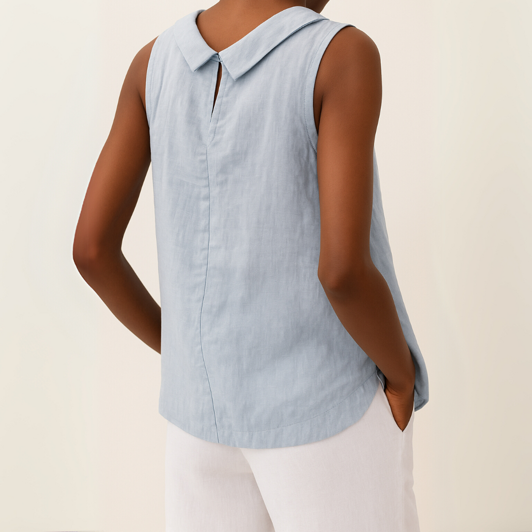 Lea | Top in jersey con collo avvolgente
