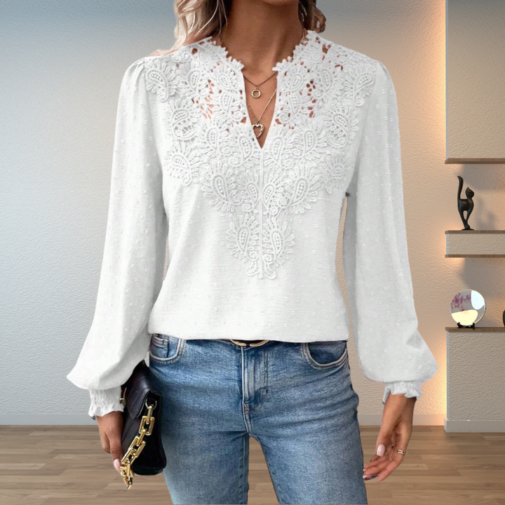 Prisca | Blusa in lino