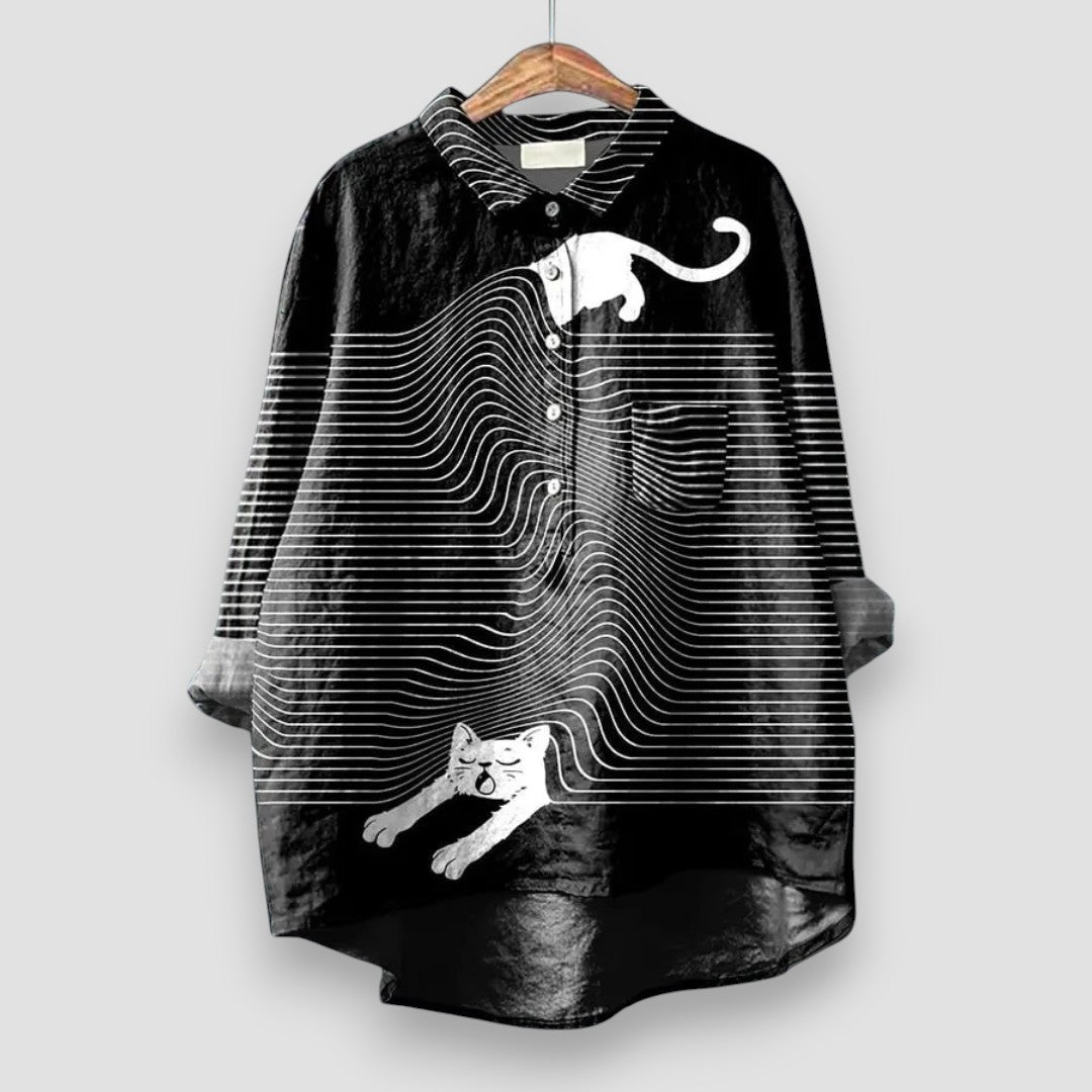 Rosita | Blusa con stampa fantasia