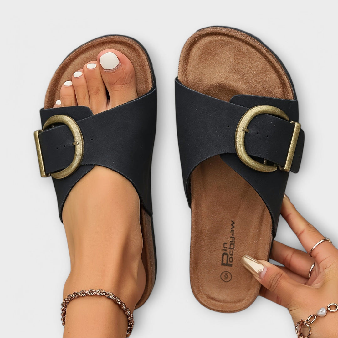Talita | Sandali vintage con cinturino e fibbia