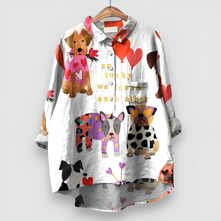 Rosita | Blusa con stampa fantasia