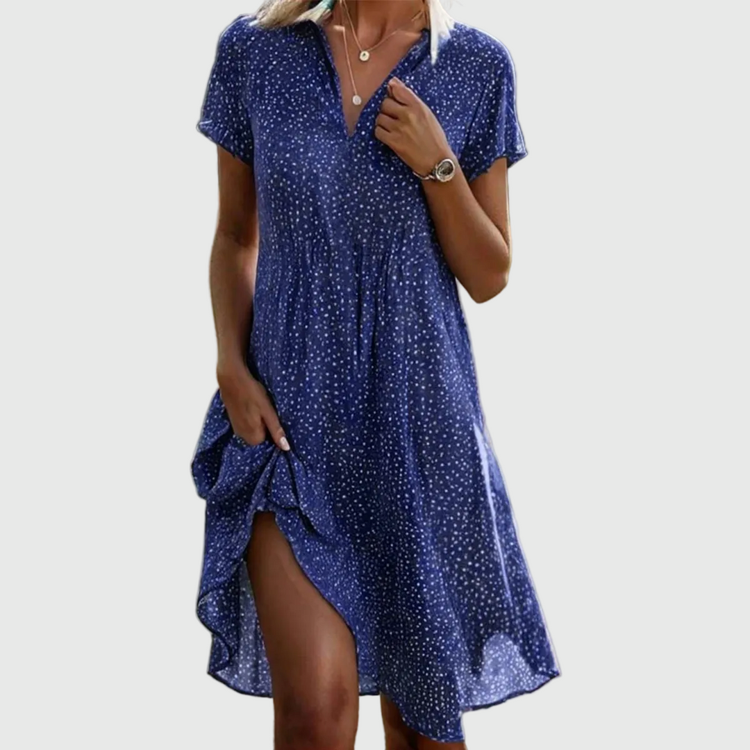 Giulia | Abito midi con maniche strutturate